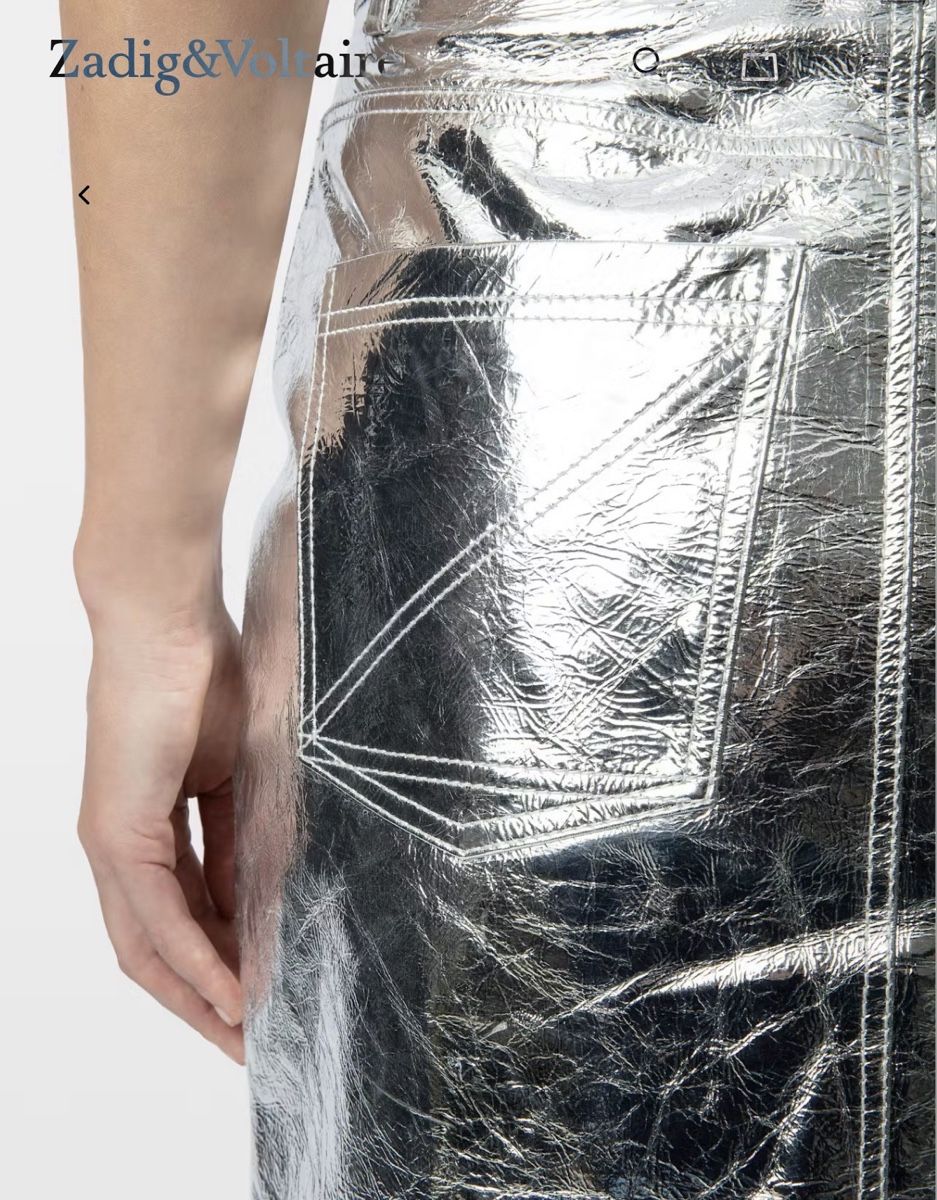 Gonne: Zadig&Voltaire Leather Skirt – Nuovo e nell'imballaggio originale da Zürich venduto da jujusi 1