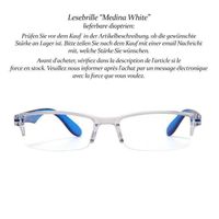 Lesebrille Medina White +1.5 +3.5