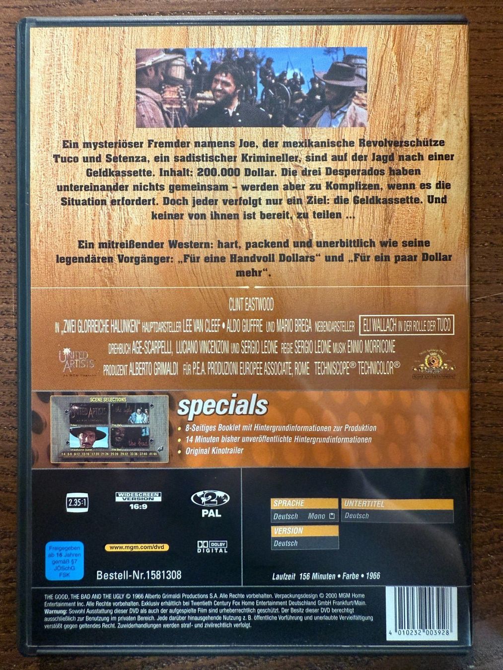 Tutti i DVDs: Zwei glorreiche Halunken – Usato da Zürich venduto da FilmFreunde 1