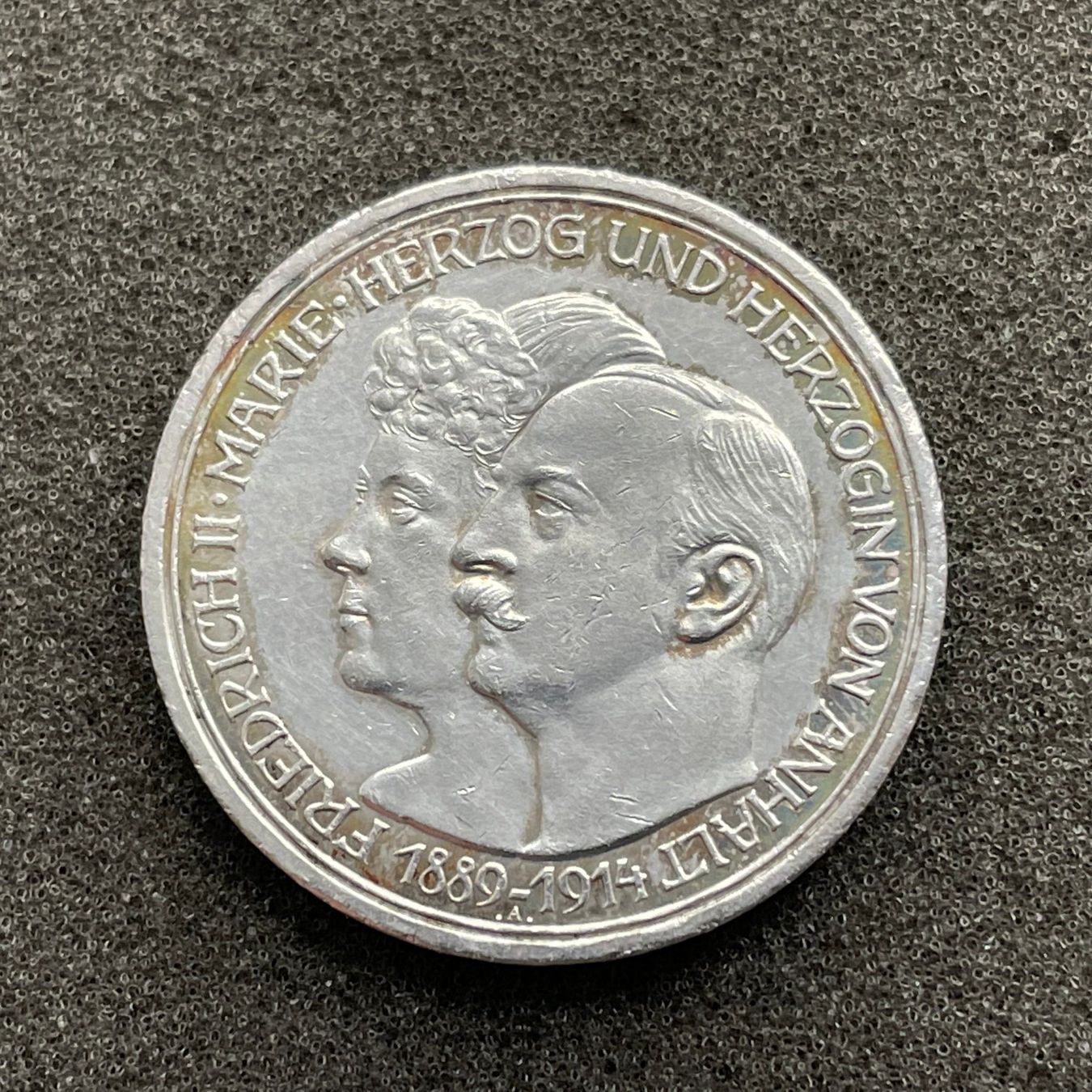 Tutti le monete: 3 Mark Deutschland Anhalt 1914 – Usato da Reitnau venduto da tb-muenzen 4