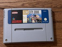 Super Nintendo Sim City 2000 Spiel guter Zustand
