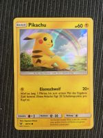 Pokemon Karte Pikachu Holo Sun Moon Legenden Promo NM