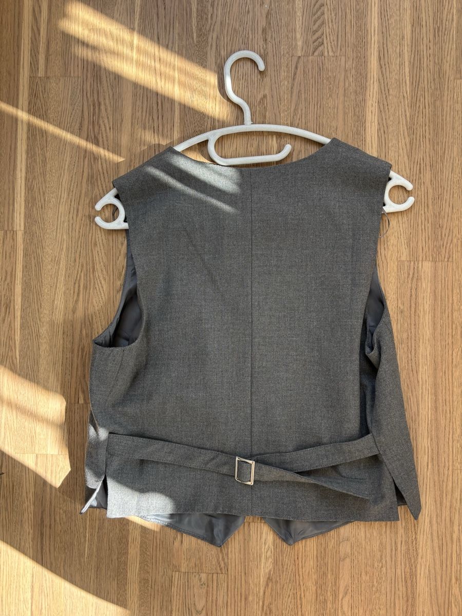 Pull&Bear Gilets: Pull&Bear Weste, Grau, Grösse M – Neuf (Voir description) à Bremgarten b. Bern par jok_6fx7 1