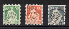 1940 Helvetia mit Schwert 113y - 141y ʘ, mit Attest