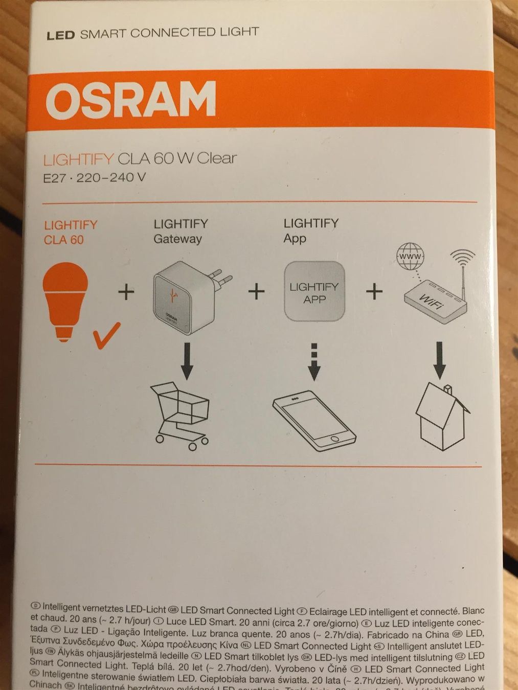 Osram Lampen: Wifi Smart Home  LED Lightify Osram,E27,9W  Lampe -395 – Neu und originalverpackt aus Recherswil von paulchen09 3