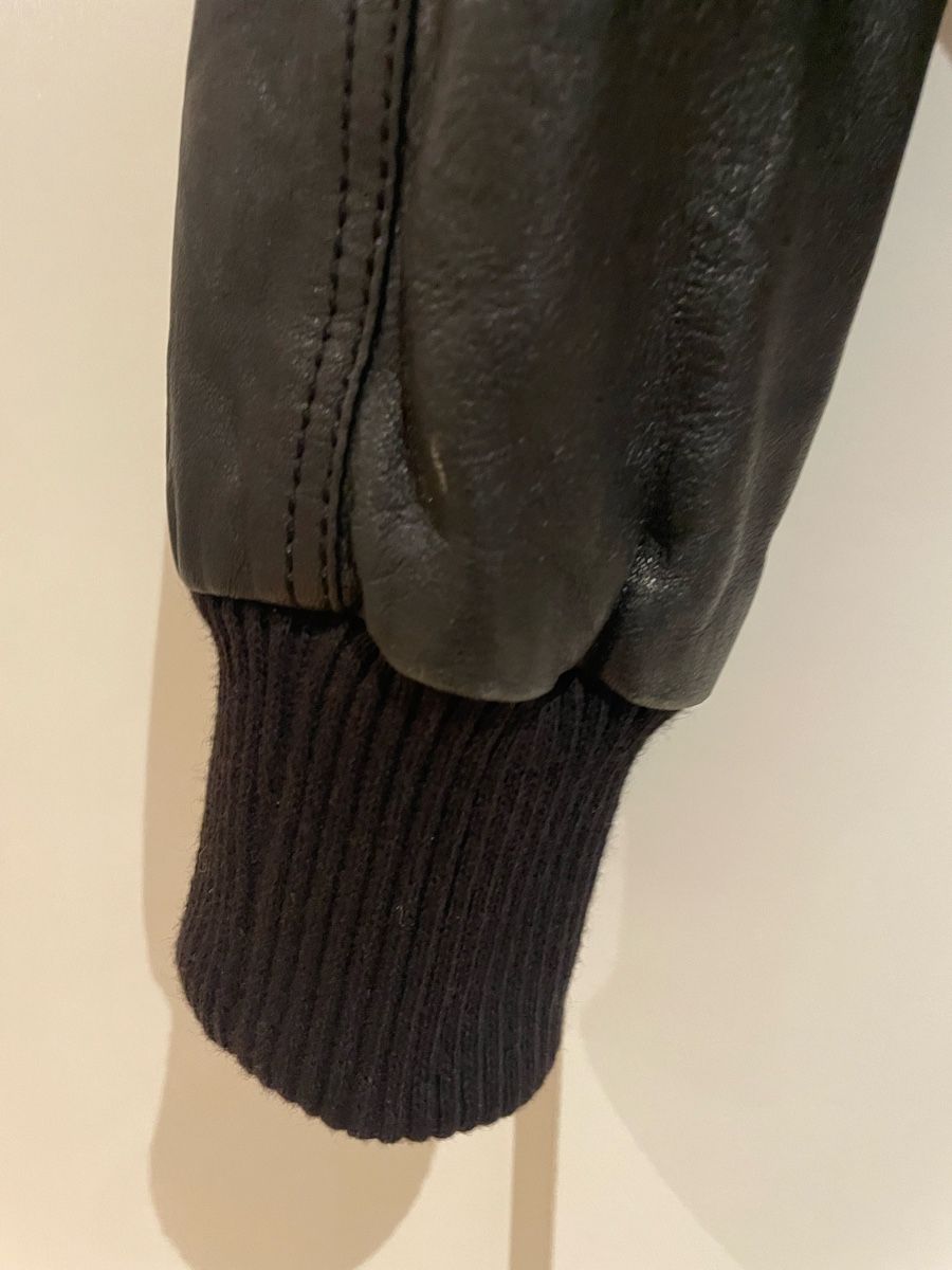 Giacche: Saint Tropez Lederjacke Schwarz Bomber Stil Gr. L – Usato da uitikon waldegg venduto da allesmussraus123 3