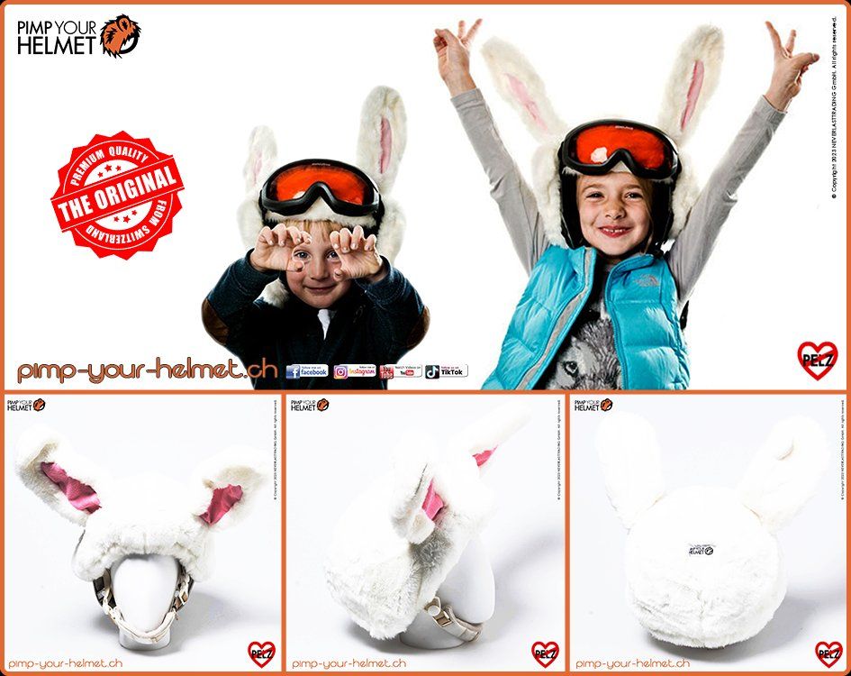 Casques: Helmüberzug "Schneehase" für Kinder – D'occasion à Uster par NEVERLASTTRADING 1