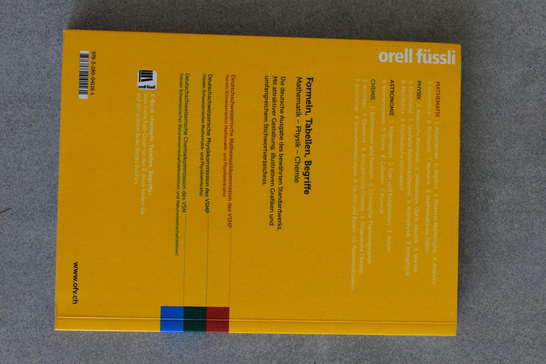 Libri: Formelsammlung Gymnasium – Usato da Winterthur venduto da seh_9dhc 1