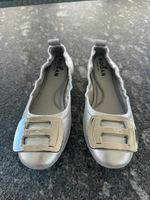 Original Hogan Ballerinas Gr. 38 in silber - neu