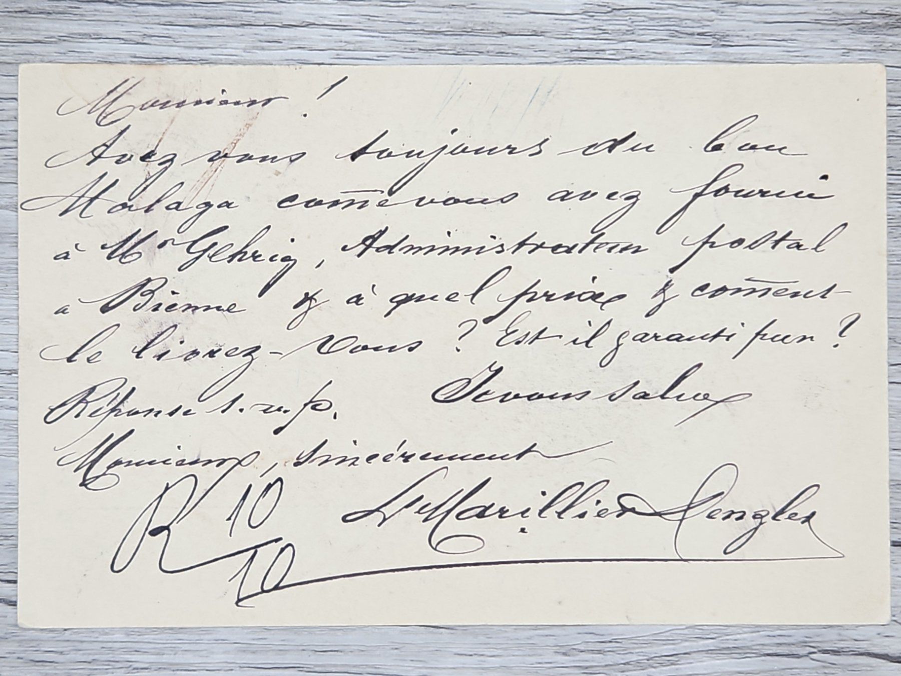 Tutti i francobolli: CL16 Carte Postale + Timbre Suisse 1889 – Usato da Cousset venduto da Patrick_Collections 1