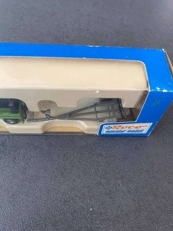 Roco Kit di modellismo & Modellini statici: Roco miniature modell Pingauer et remorque, réf. 1715, 1/87 – Usato da Meyrin venduto da Abac007 2
