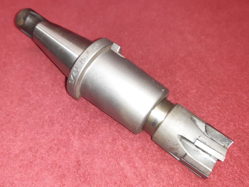 Fräser mit Fräseraufnahme SK40, Reduktionsaufmahne zu MK 4!! | Kaufen ...