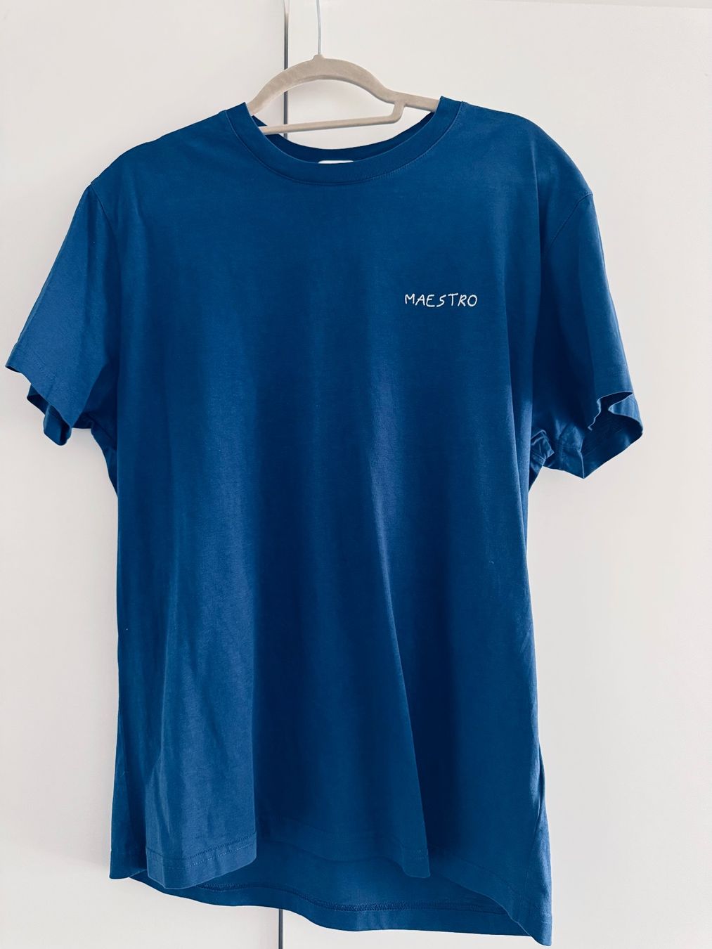T-shirt: MAISON LABICHE T-Shirt Blau Gr. M – Nuovo (secondo la descrizione) da Ennetbaden venduto da DanielCPH