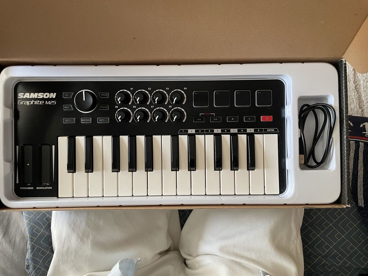 Strumenti musicali: Samson Graphite M25 USB MIDI Controller 25-Key – Usato da Zürich venduto da mal_l7qq 2