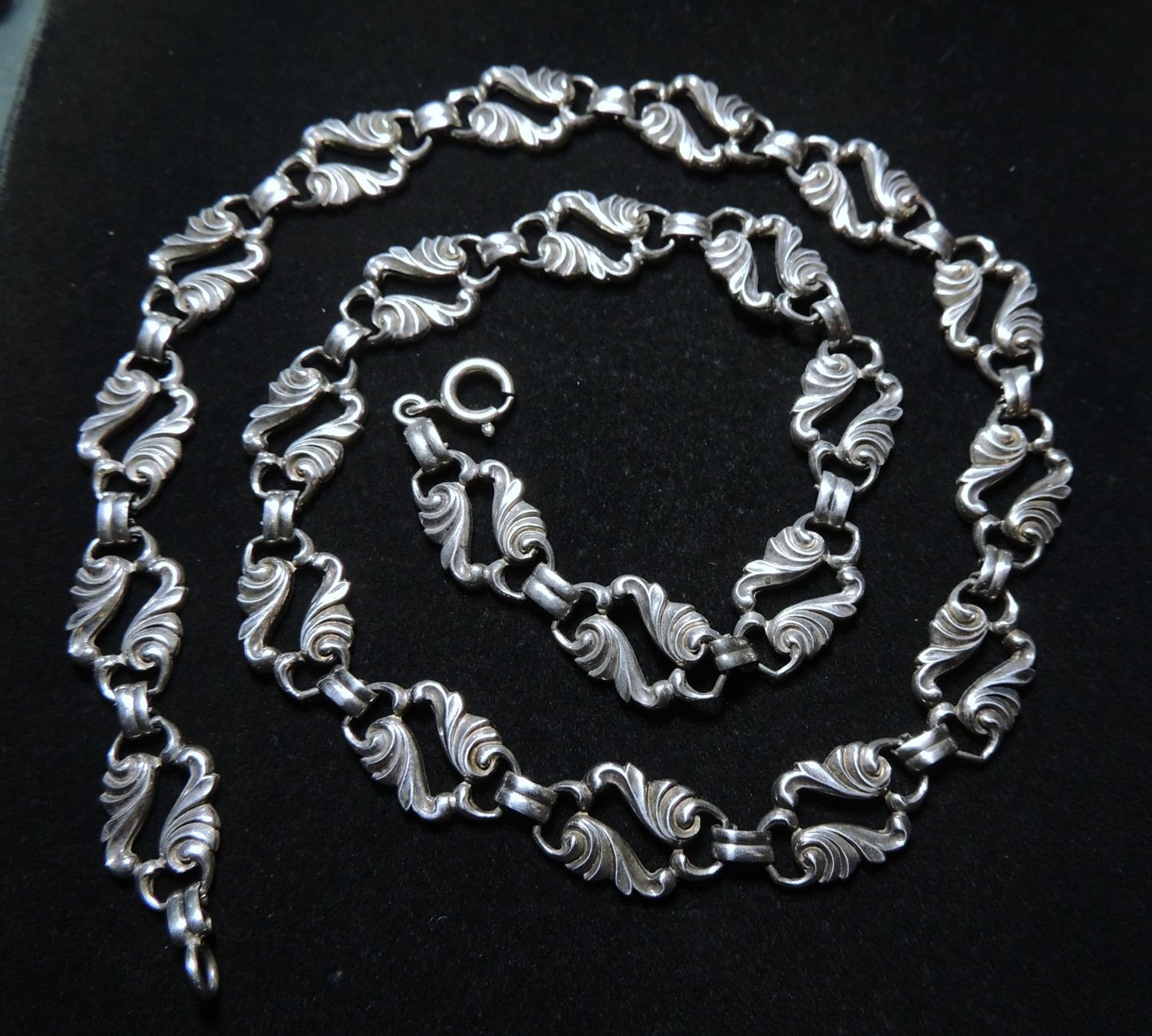 Catenine: Klassische Silber 800 Halskette Jugendstil – Usato da Waldenburg venduto da schaller707 1