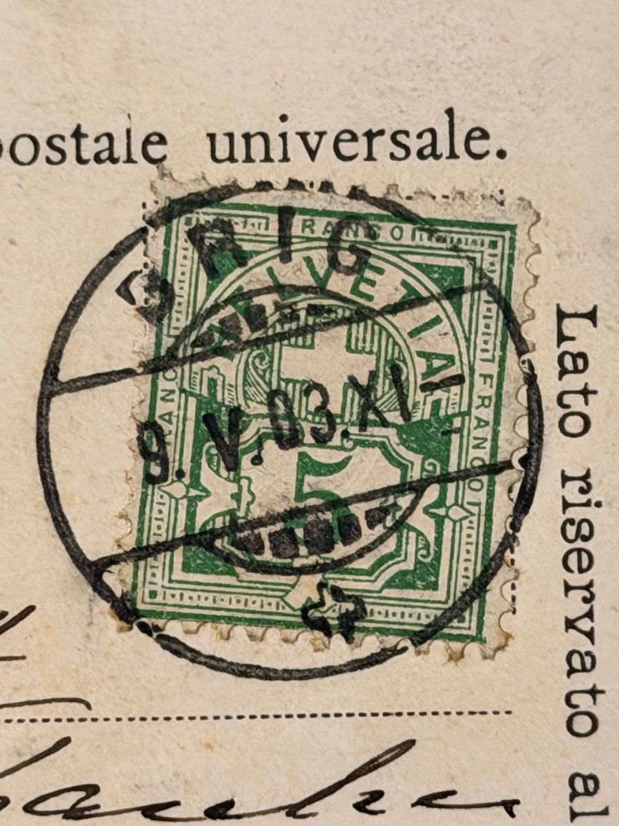 Cartoline postali: Carte postale tunnel du Simplon 1903 – Usato da Petit-Lancy venduto da Solcarm 4