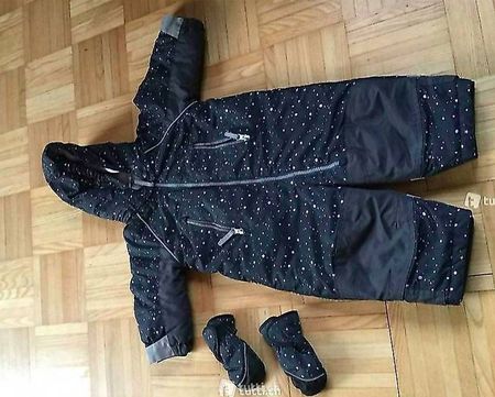 Skianzug Schneeanzug Skioveral 74 Handschuhe H&M
