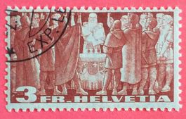 3282A) 216v, Bundesschwur Eckstempel mit Gummi Kt. 50.-