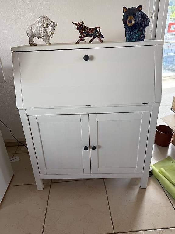 Scrivanie: IKEA HEMNES Sekretär in Wei – Usato da Trimmis venduto da Kene_Design_Form