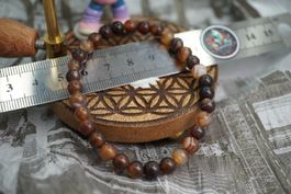 Sardonyx Earth-Vibe Armband  Satin Finish (6mm) 🌋✨