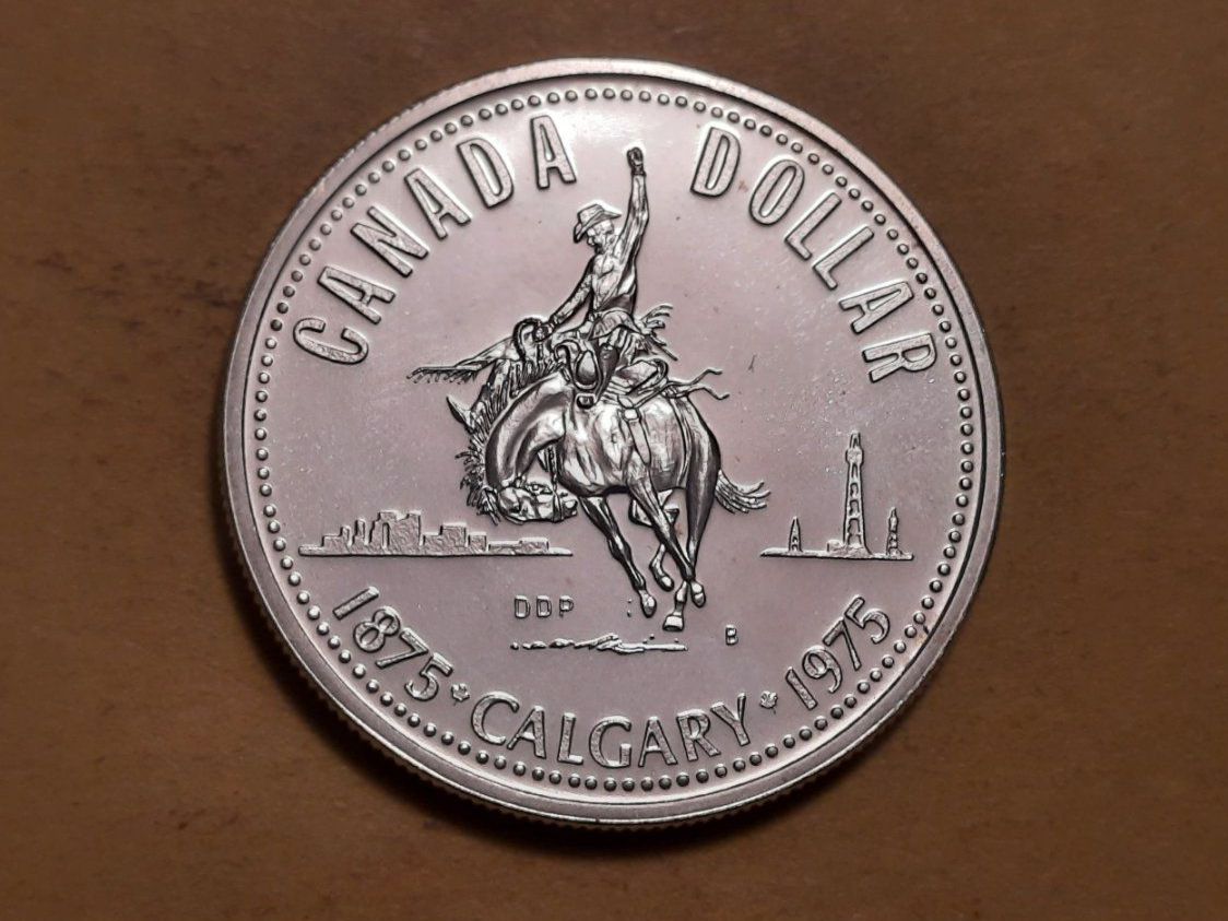 Tutti le monete: Kanada 1 Dollar "Calgary" 1975 Silber – Usato da Buchs SG venduto da numispatica 1