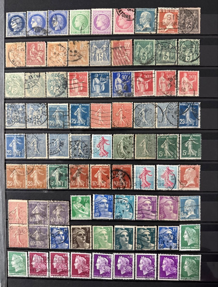 Alle Briefmarken: 141 timbres France – Gebraucht aus Petit-Lancy von Solcarm