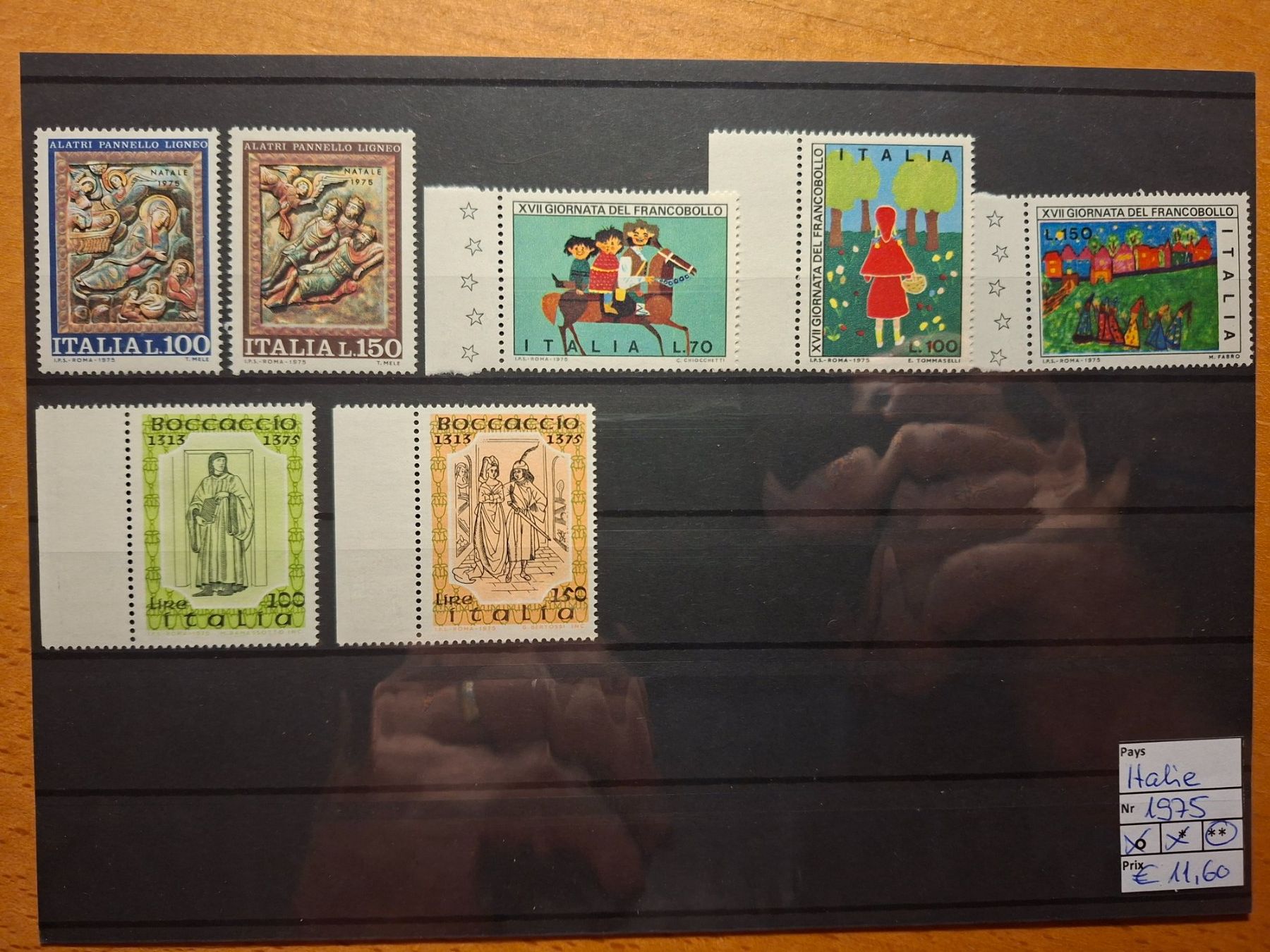 Tutti i francobolli: Italien** / Italie** 1975 – Nuovo (secondo la descrizione) da Confignon venduto da Alfda2000 2