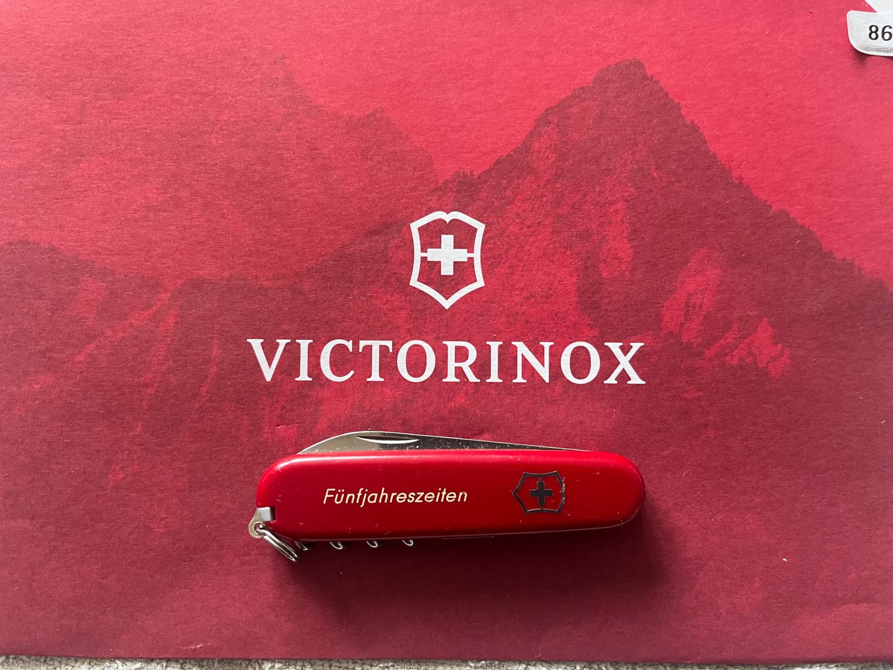 Victorinox Taschenmesser: Victorinox, Taschenmesser 84mm(Fünfjahreszeiten) – Neu (gemäss Beschreibung) aus Dintikon von Redgar58