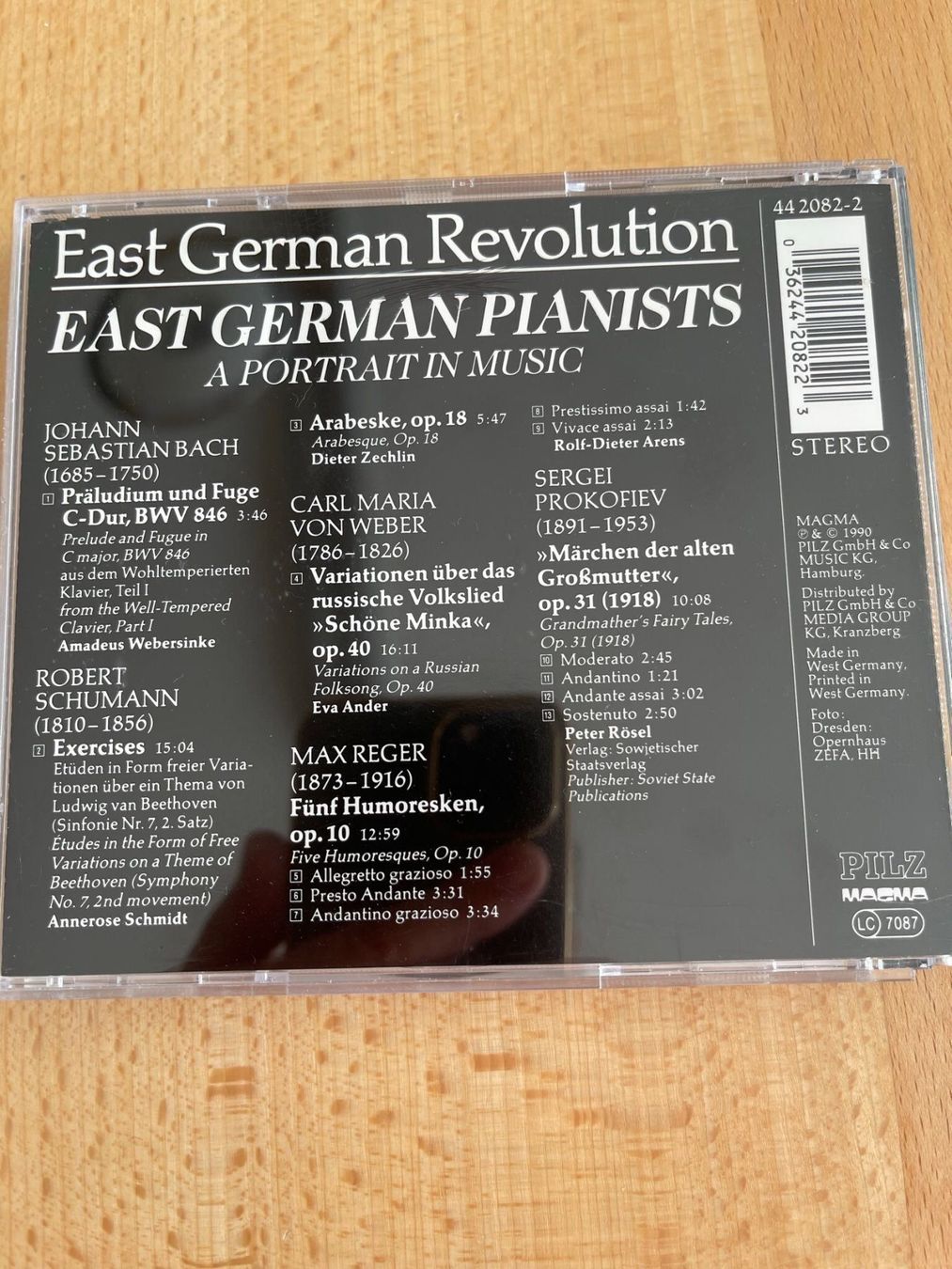 CD: East German Pianists – Usato da Rüti ZH venduto da alumedien 1
