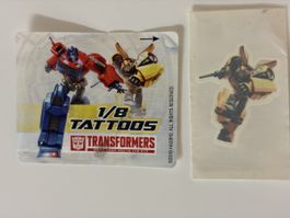 Kinder TattooTransformers Bumblebee Optimus Prime 