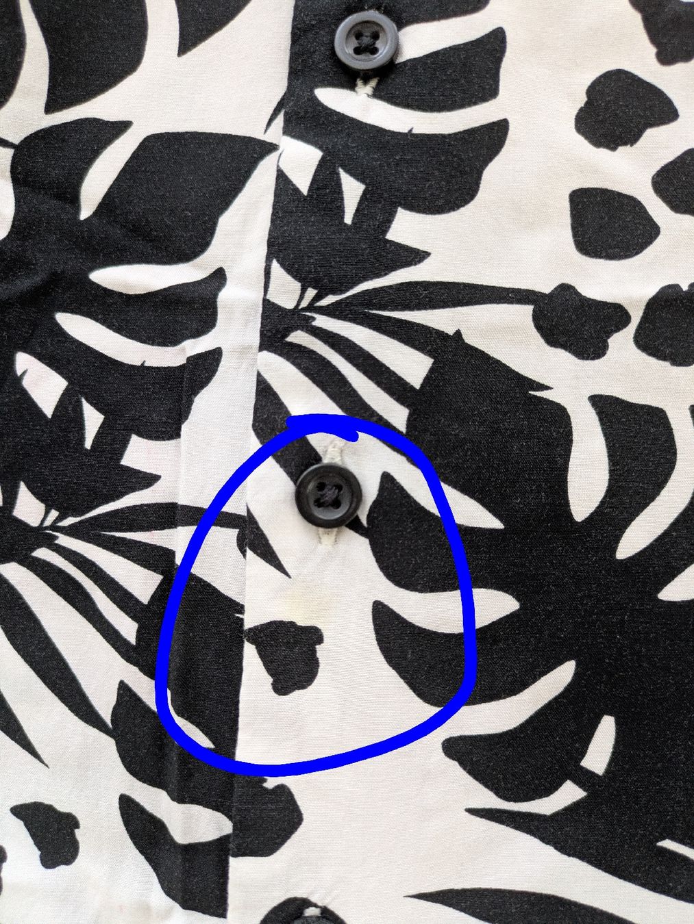 Camicie: Kurzes Hemd mit Palmenmuster, Gr S, – Usato da Rorschach venduto da joh_v2y2 4