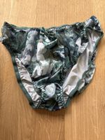 Unterwäsche Damen Panty 44 grün floral transparent mit Spitz