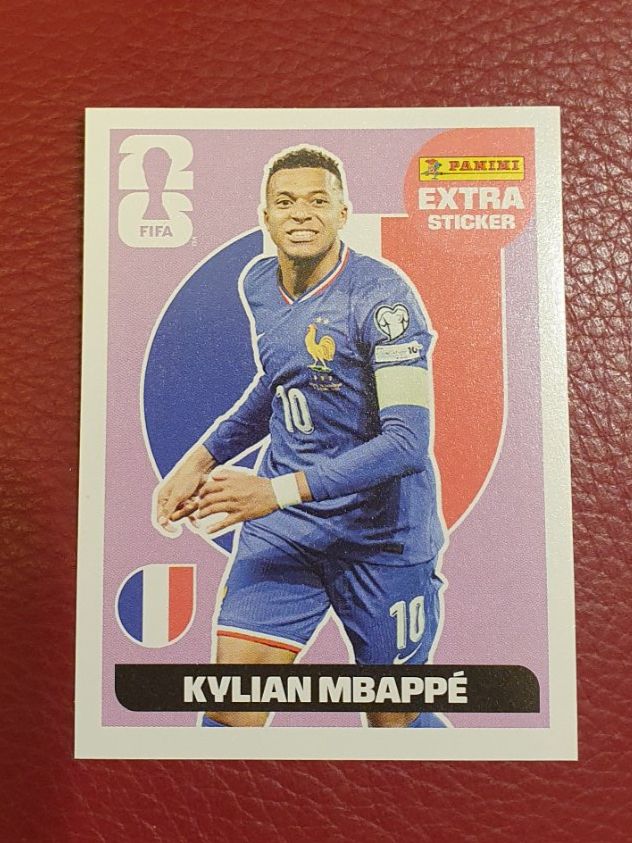 Panini Carte collezionabili: Panini Extra Sticker WM 2026, KYLIAN MBAPPÉ – Nuovo (secondo la descrizione) da Winterthur venduto da Heazint