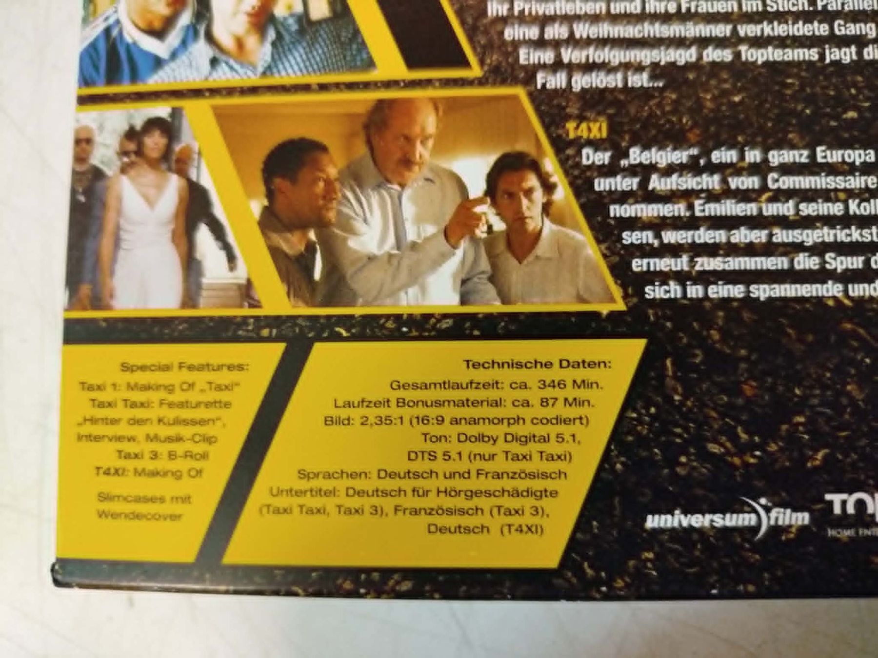 Tutti i DVDs: Coffret DVD taxi 1-4 – Usato da La Chaux-de-Fonds venduto da Emmaus2300CDF 6
