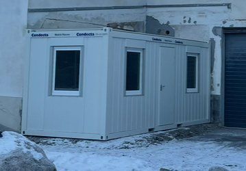 Contenitori edile: Bürocontainer isoliert mit Radiator und Stromanschlüssen – Nuovo (secondo la descrizione) da Flims Dorf venduto da inf_dj8q 2