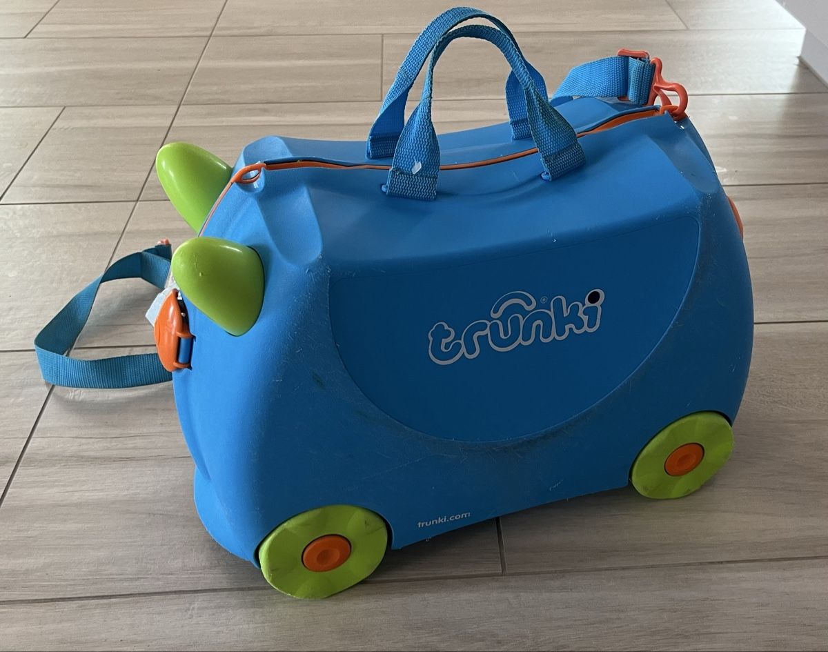 Trunki Reisekoffer: Trunki Monster blau – Gebraucht aus Adligenswil von impjuls 1