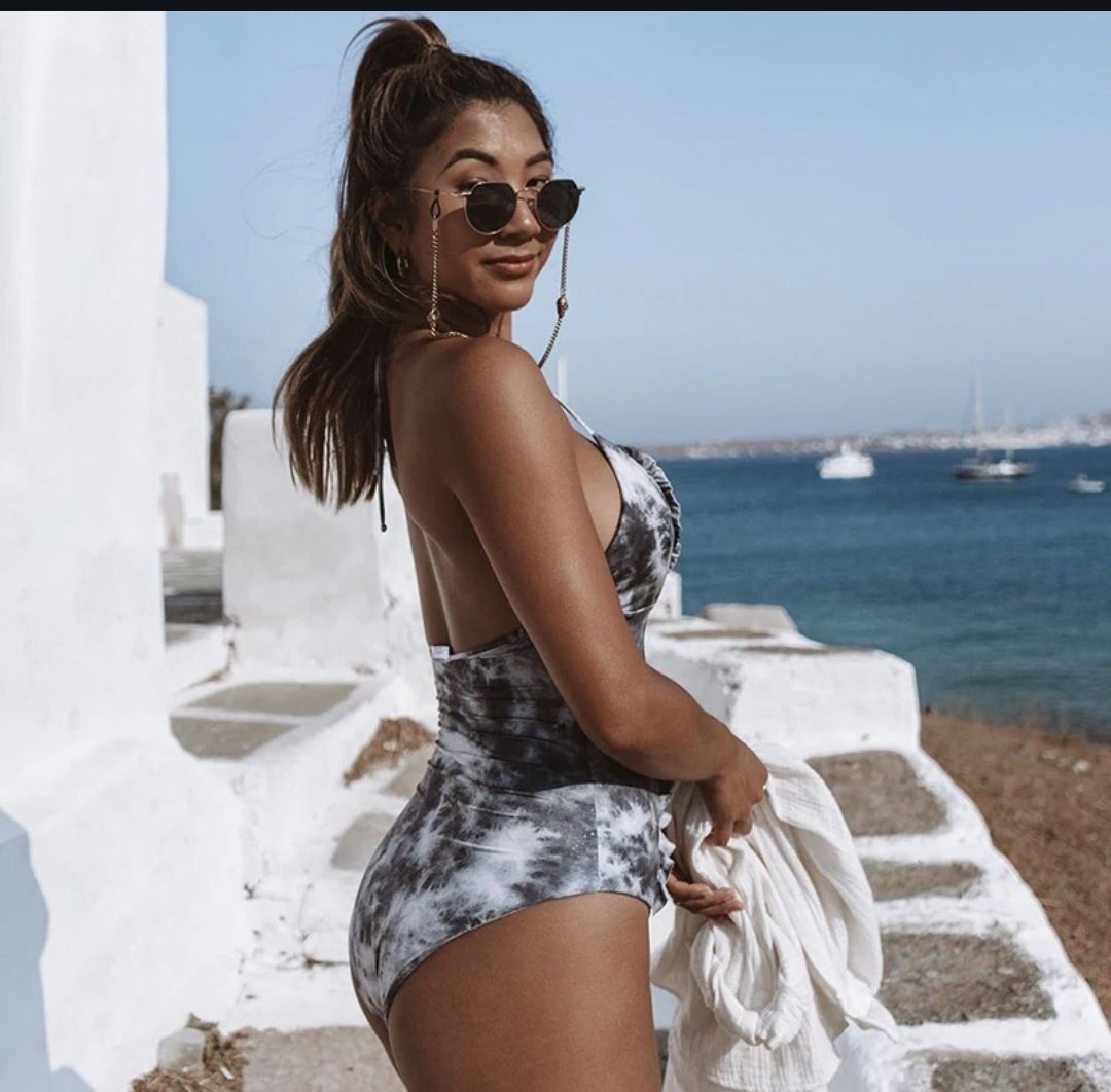 Costumi da bagno & Bikini: Badeanzug Damen Batik Muster Grösse M neu – Nuovo e nell'imballaggio originale da RHeinfelden venduto da COCOSHELL 1