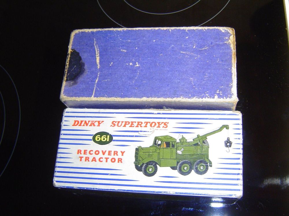 DINKY TOYS 661 SCAMMEL RECOVERY TRACTOR NO WINDOWS MIB 9 EN