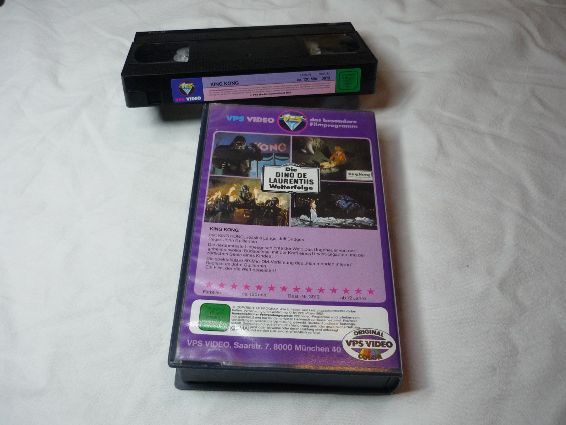 Tutti i VHS: Rare VHS Erstausgabe - King Kong – Usato da Beringen venduto da Flatretriever 1