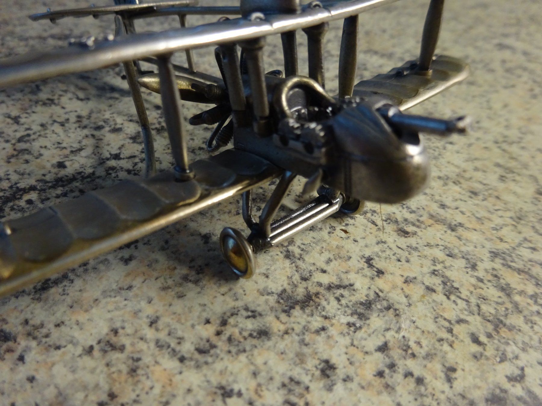 Kit di modellismo & Modellini statici: Doppeldecker Flugzeug / 800 Silber – Usato da Esslingen venduto da eintagammeer 6