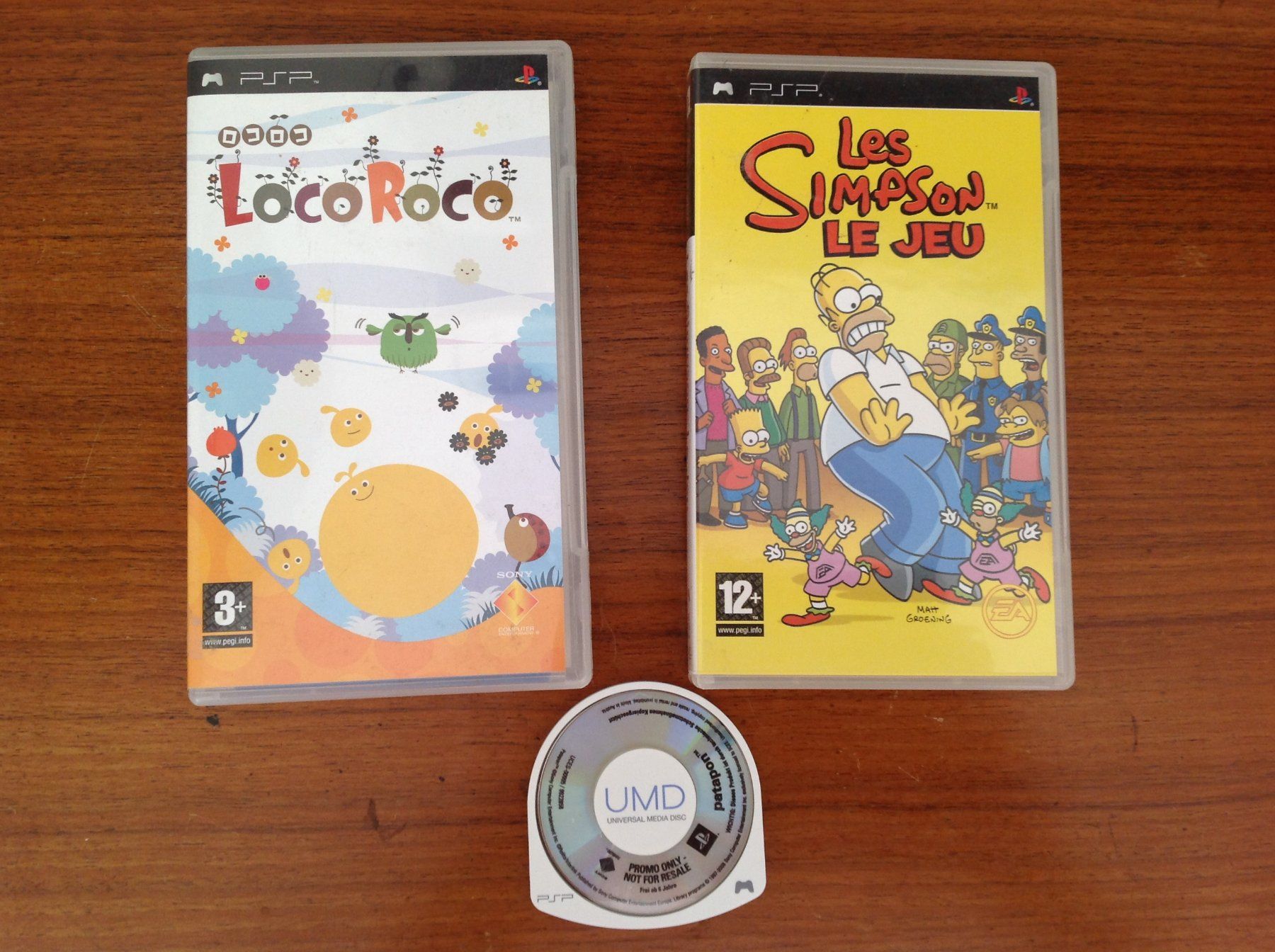 Spiele: PSP game Les Simpson - Loco Roco - no test – Defekt aus Vuiteboeuf von broticaire