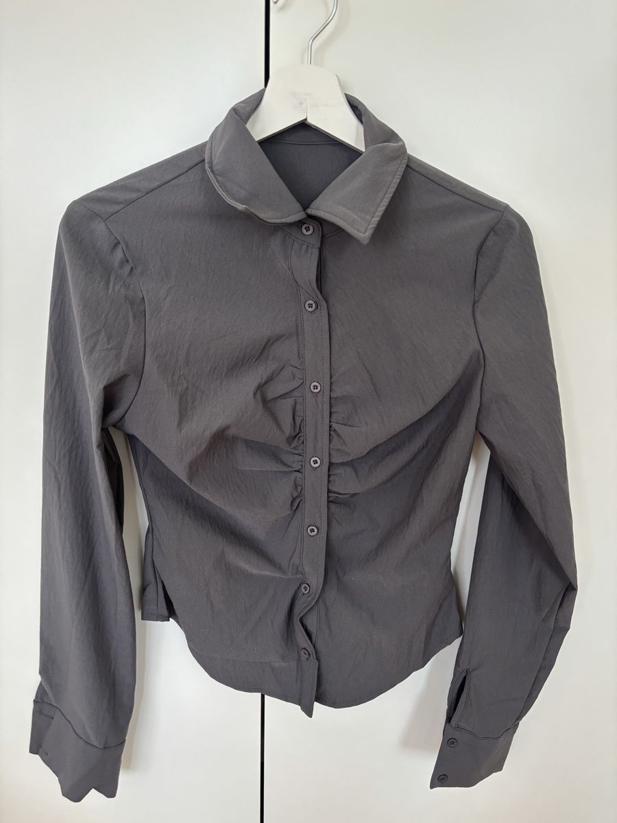 Shein Camicette: Damen Bluse grau Grösse S neuwertig – Nuovo e nell'imballaggio originale da Tann venduto da Dina.q 1