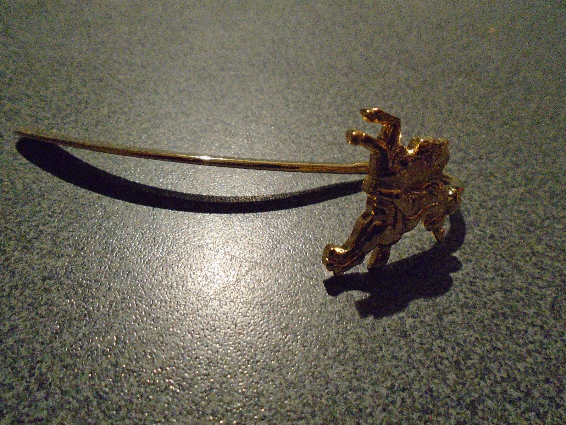 Pendentifs: Anhänger / Spange Reiter, goldfarbig – D'occasion à Zürich par abraxas1291