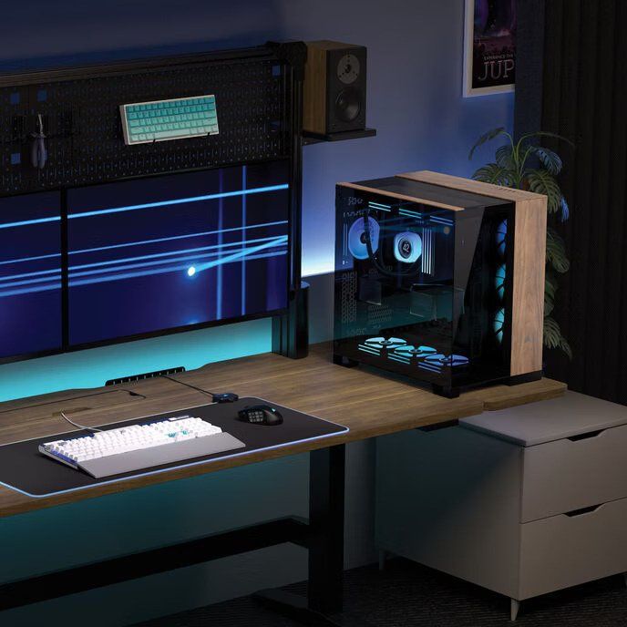 Corsair Custodie: PC Case "Corsair 6500x Schwarz/Walnuss" - NEU – Nuovo e nell'imballaggio originale da Locarno venduto da fun_qm8g 5