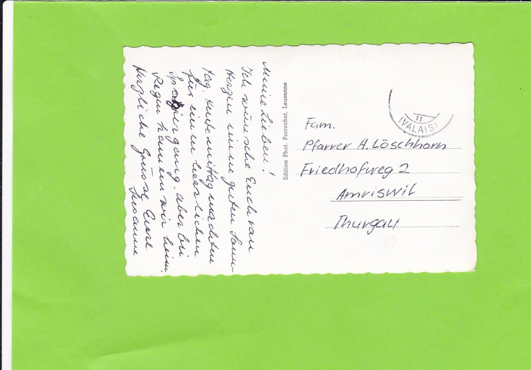 Cartoline postali: Val d'Illiez – Usato da St. Peterzell venduto da neckertal 1