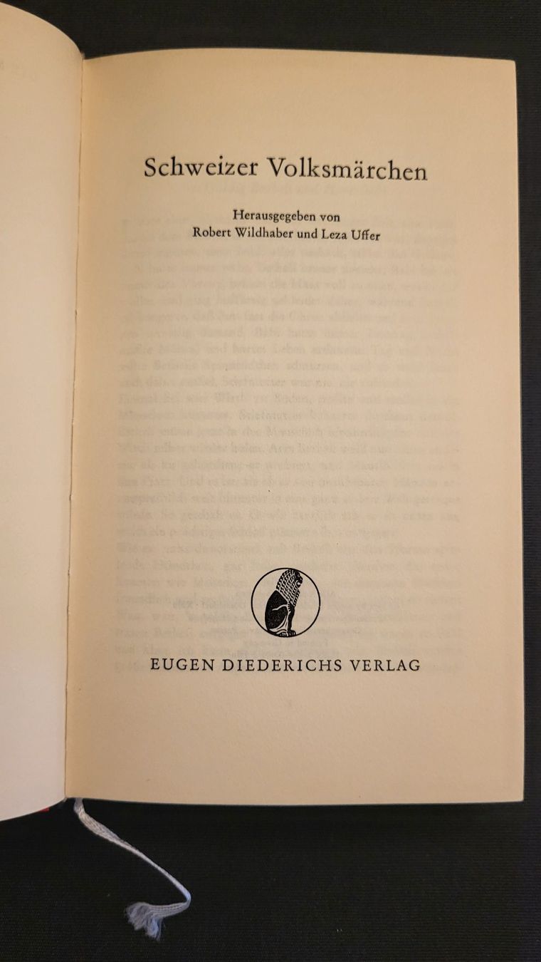 Bücher: Buch SCHWEIZER VOLKSMÄRCHEN – Gebraucht aus Basel von spinne02 2