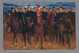 1914, GRENZBESTZUNG,  DIE HÖCHSTEN FÜHRER DER SCHWEIZ. ARMÉE