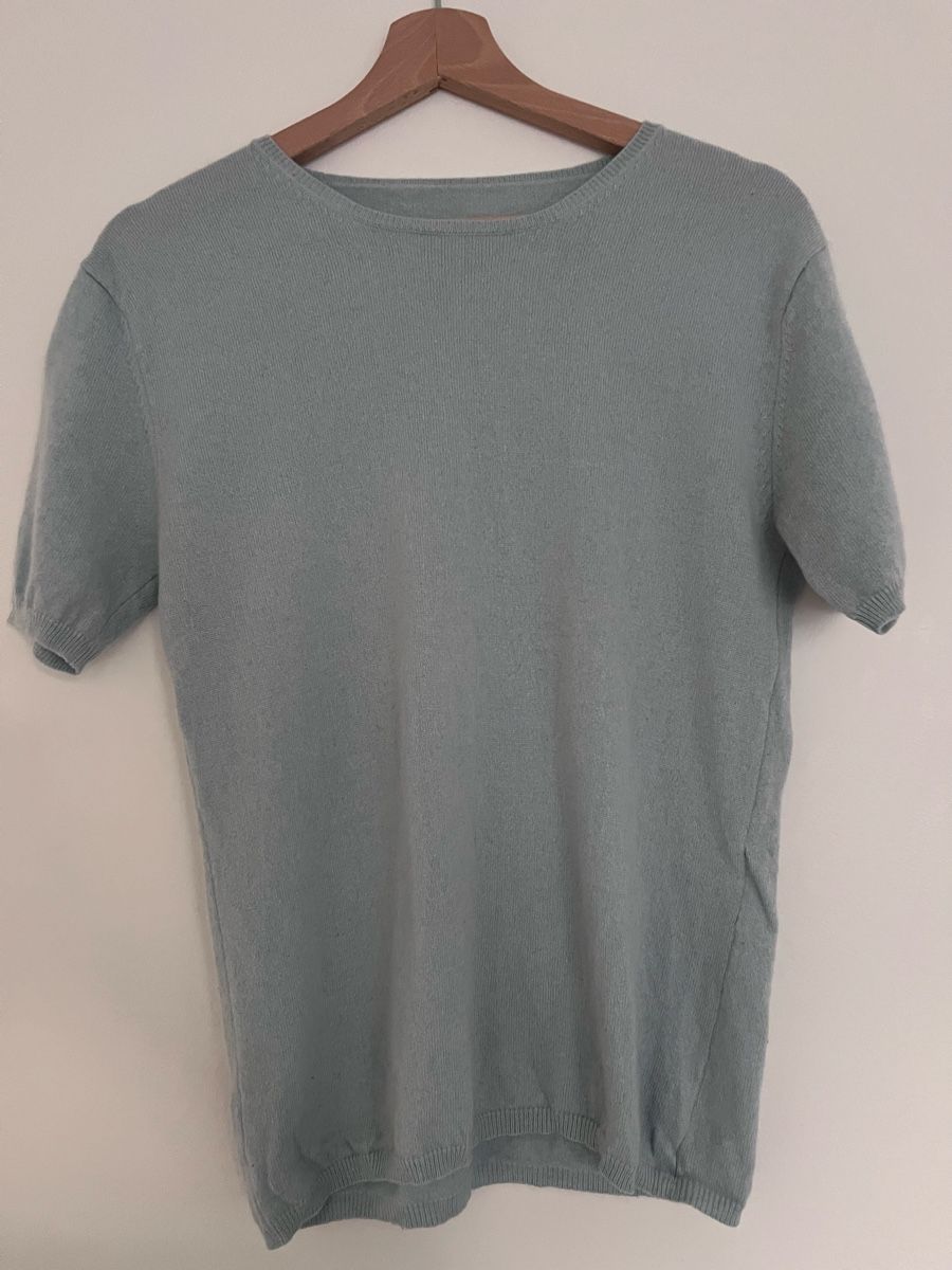 Pulls & Sweat-shirts: Katag Cashmere Pullover| Gr. 42 | kurzarm| hellblau – D'occasion à Hinterkappelen par _G-G_ 3