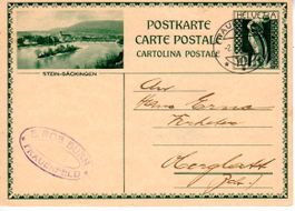 Bildpostkarte, Stein - Säckingen
