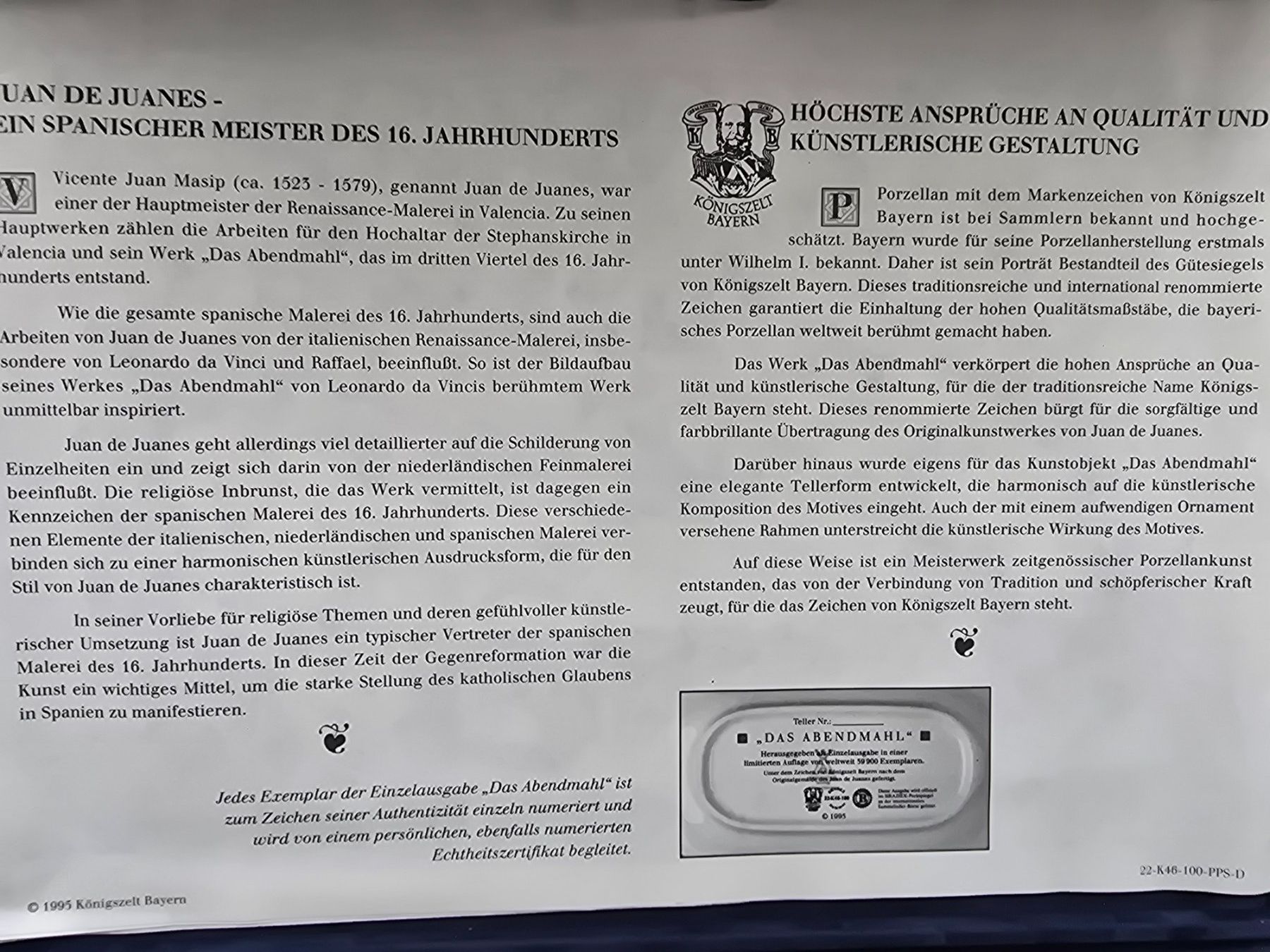 Dipinti: La Cène - Das Abendmahl – Usato da La Neuveville venduto da Diamise 4